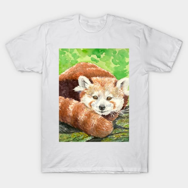 Red panda T-Shirt by katerinamk